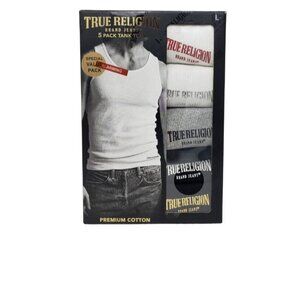 True Religion 5 pack Tank Tops L (42-44)